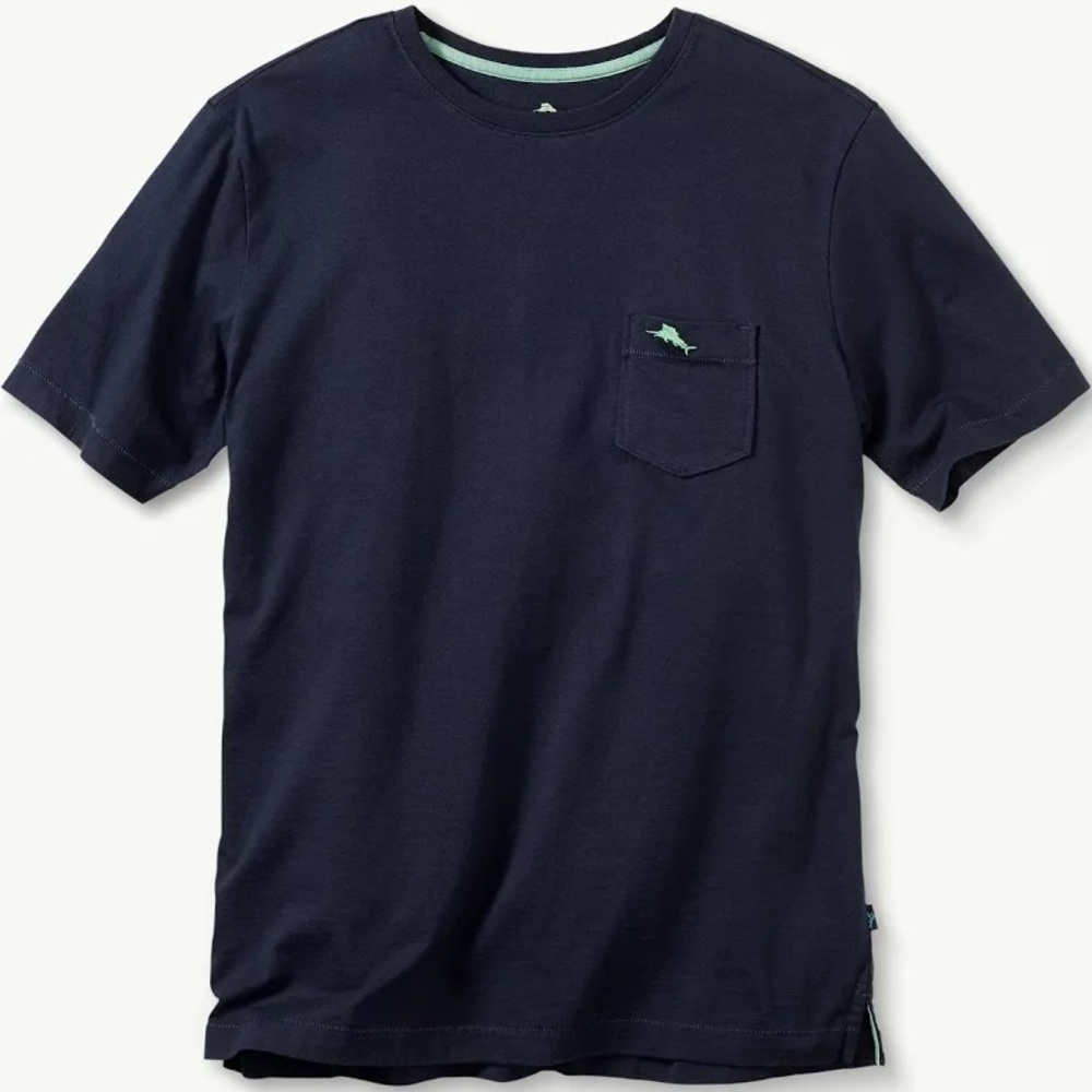 Tommy Bahama Big & Tall Bali Skyline Tee in Bering Blue - Size 1XLB
